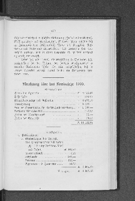 Vorschaubild von Abrechnung über das Vereinsjahr 1900.