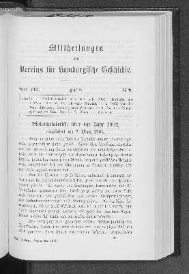 Vorschaubild von Bibliotheksbericht über das Jahr 1902, abgestattet am 2. März 1903.