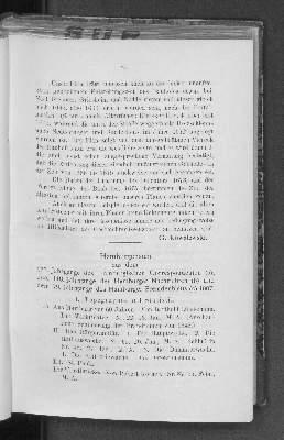 Vorschaubild von Hamburgensien aus dem 177. Jahrgang des Hamburgischen Correspondenten (a), dem 116. Jahrgange der Hamburger Nachrichten (b) und dem 79. Jahrgange des Hamburger Fremdenblatts (c) 1907.