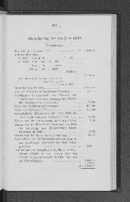 Vorschaubild von Abrechnung für das Jahr 1915.