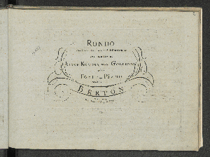 Vorschaubild von Rondo: Uns Hirten ... aus der Oper: Aline, Königin von Golkonda