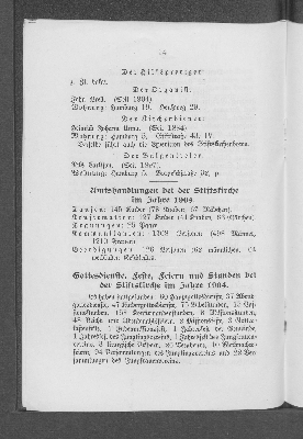 Vorschaubild von Amtshandlungen bei der Stiftskirche im Jahre 1904.