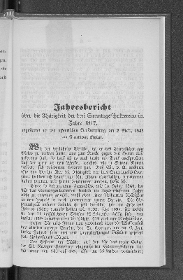 Vorschaubild von [[Bericht über die Thätigkeit der drei Sonntagsschulvereine zu Hamburg]]