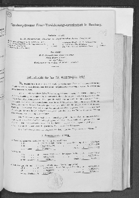 Vorschaubild von [Rechnungs-Abschluss für das Geschäftsjahr ... // Hamburg-Bremer Feuer-Versicherungs-Gesellschaft in Hamburg]