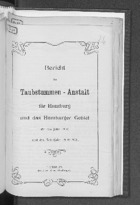 Vorschaubild von [Bericht der Taubstummen-Anstalt für Hamburg und das Hamburger Gebiet]