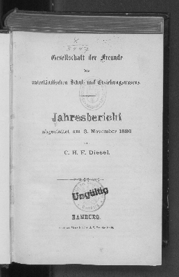 Vorschaubild von [Jahresbericht // Gesellschaft der Freunde des Vaterländischen Schul- und Erziehungswesens]