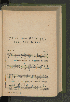 Vorschaubild von Alles was Odem hat, lobe den Herrn. [No. 1-85]