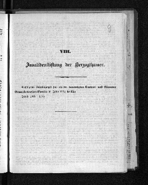 Vorschaubild von [Nachfolgende Unterstützungen sind von dem Vereinigten Central- und Altonaer Gewerbevereins-Comite bewilligt // Invalidenstiftung der Herzogthümer]