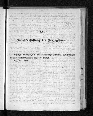 Vorschaubild von [Nachfolgende Unterstützungen sind von dem Vereinigten Central- und Altonaer Gewerbevereins-Comite bewilligt // Invalidenstiftung der Herzogthümer]