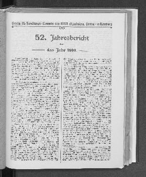 Vorschaubild von [[Jahresbericht über das Jahr ... // Verein für Handlungs-Commis von 1858 (Kaufmännischer Verein)]]