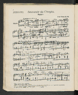 Vorschaubild von Souvenir de Chopin. Fantasie.