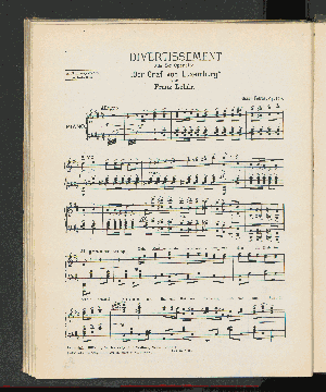 Vorschaubild von Divertissement aus der Operette "Der Graf von Luxemburg" von Franz Lehár.