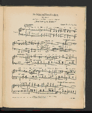 Vorschaubild von Schlaraffenlieder. Walzer nach Motiven aus Friedrich von Thul's Operette "Die lustigen Ritter."