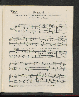 Vorschaubild von Potpourri nach Motiven der Operette "Die Marine-Gustl" von Bernhard Buchbinder.