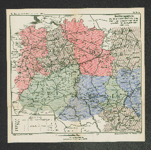 Vorschaubild von Karte 5. Betriebsgebiete der Mitte November 1914 auf dem westlichen Kriegsschauplatz eingesetzten Militär-Eisenbahnbehörden.