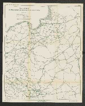 Vorschaubild von Karte 6. Übersichtskarte der Eisenbahnen des östlichen Kriegsschauplatzes.