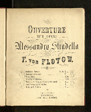 Vorschaubild von Ouverture zur Oper: Alessandro Stradella
