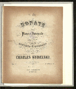 Vorschaubild von Sonate pour piano et violoncelle