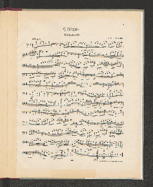 Vorschaubild von Gigue. Violoncelle.