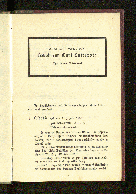 Vorschaubild von [[Nachrichten über die Kriegsteilnehmer der Familie Lutteroth]]