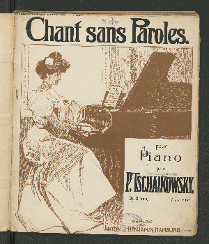 Vorschaubild von Chant sans paroles pour piano