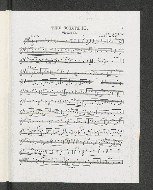 Vorschaubild von Trio Sonata III. [Violine 2.]