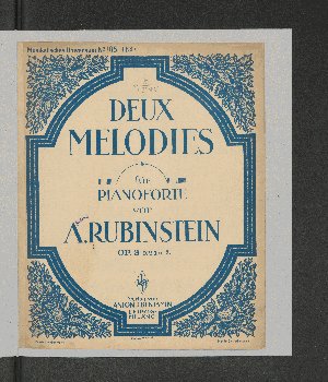 Vorschaubild von Deux Mélodies