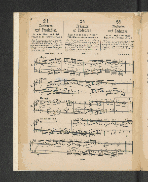 Vorschaubild von 24 Cadenzen und Praeludien.