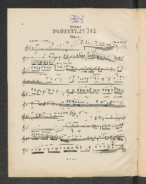 Vorschaubild von [Op. 237.] Viertes Concert-Stück. Flauto.