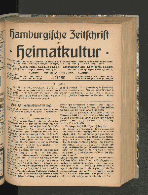 Vorschaubild von [[Hamburgische Zeitschrift für Heimatkultur]]