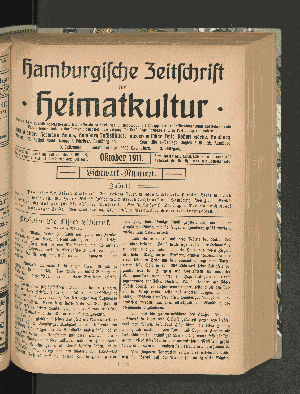 Vorschaubild von [[Hamburgische Zeitschrift für Heimatkultur]]