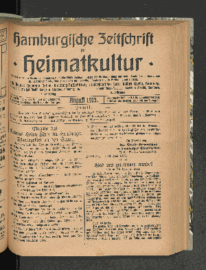 Vorschaubild von Eingabe des Vereins Heimatschutz im Hamburger Staatsgebiet an den Senat.