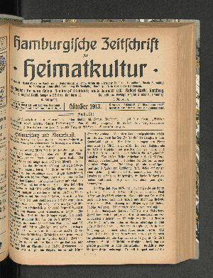 Vorschaubild von [[Hamburgische Zeitschrift für Heimatkultur]]