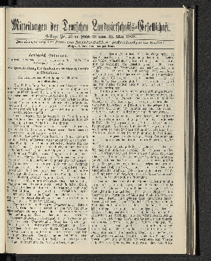 Vorschaubild von Beilage Nr. 13 zu Stück 13 vom 19. Mai 1900.
