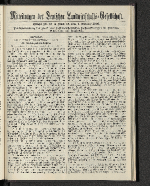 Vorschaubild von Beilage Nr. 33 zu Stück 33 vom 6. Oktober 1900.