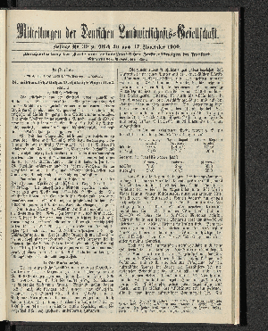 Vorschaubild von Beilage Nr. 39 zu Stück 39 vom 17. November 1900.