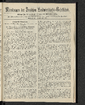 Vorschaubild von Beilage Nr. 44 zu Stück 44 vom 22. Dezember1900.