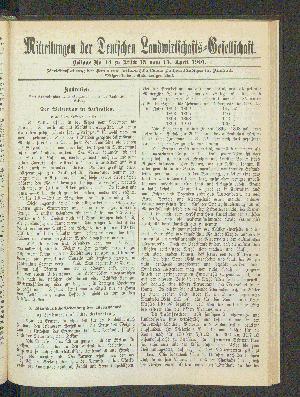 Vorschaubild von Beilage Nr. 14 zu Stück 15 vom 13. April 1901.