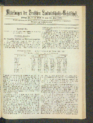 Vorschaubild von Beilage Nr. 18 zu Stück 21 vom 25. Mai 1901.
