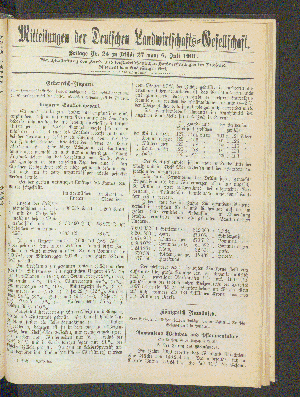 Vorschaubild von Beilage Nr. 24 zu Stück 27 vom 6. Juli 1901.
