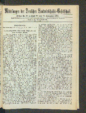 Vorschaubild von Beilage Nr. 32 zu Stück 39 vom 28. September 1901.