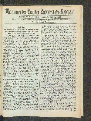 Vorschaubild von Beilage Nr. 33 zu Stück 41 vom 12. Oktober 1901.