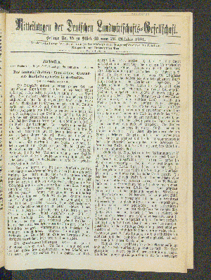 Vorschaubild von Beilage Nr. 35 zu Stück 43 vom 26. Oktober 1901.