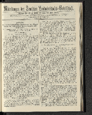 Vorschaubild von Beilage Nr. 10 zu Stück 20 vom 20. Mai 1905.
