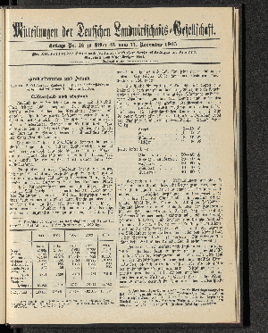 Vorschaubild von Beilage Nr. 18 zu Stück 45 vom 11. November 1905.