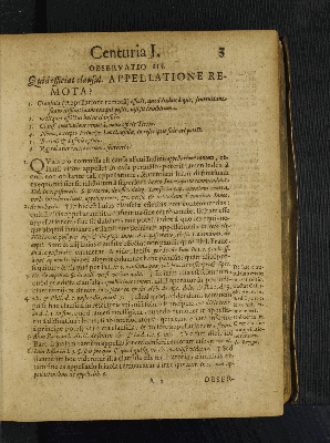 Vorschaubild von Observatio III. Quidessiciat clausul. Appellatione Remota?