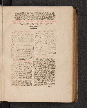 Vorschaubild von Sequitur Alter Eorundem Titulorum, (sed Novem tantum Priorum Librorum,) versibus Novem Complexorum Index vulgaris.