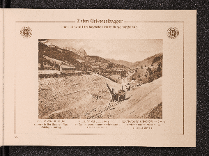 Vorschaubild von 2 cbm Universalbagger, einen Einschnitt im bayrischen Hochgebirge herstellend.