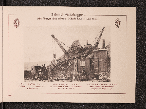Vorschaubild von 2 cbm Universalbagger,  beim Abtragen einer schweren Schlackenhalde in Luxemburg.
