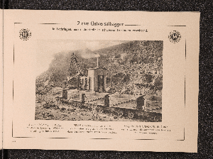 Vorschaubild von 2 cbm Universalbagger, in Lothringen, einen Einschnitt in schwerem Felsboden erweiternd.